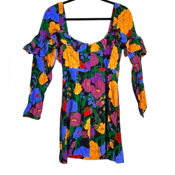 NWT Farm Rio Women's Floral Dress - Multicolor - Picture 2 of 13